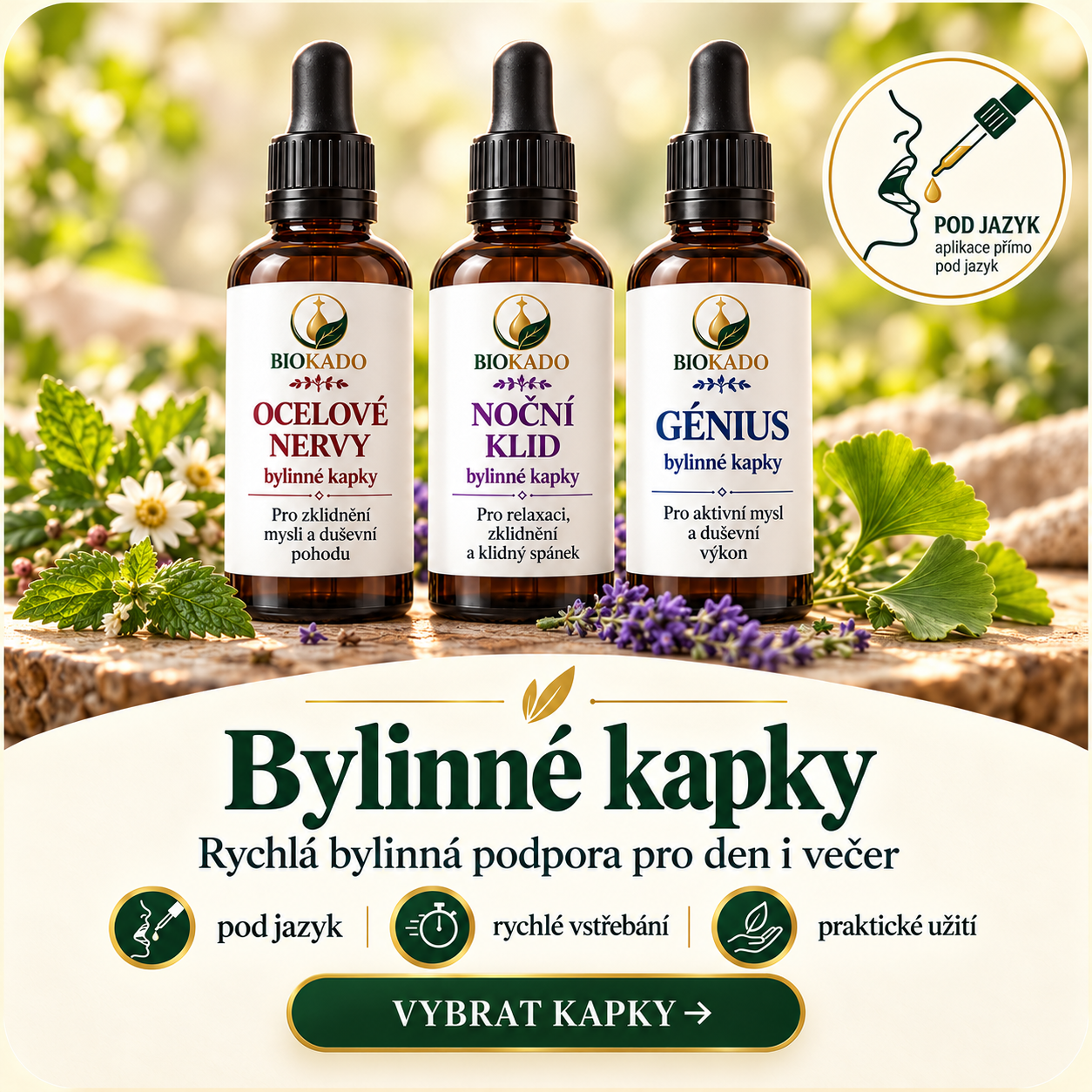 Bylinné kapky BIOKADO