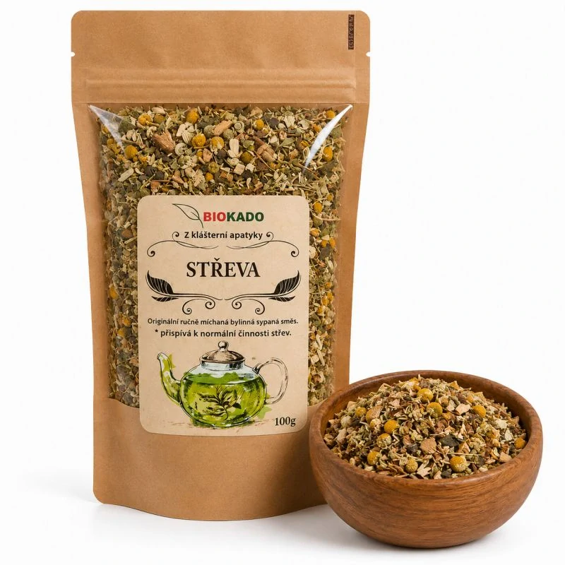 Bylinná směs z klášterní apatyky "Střeva"