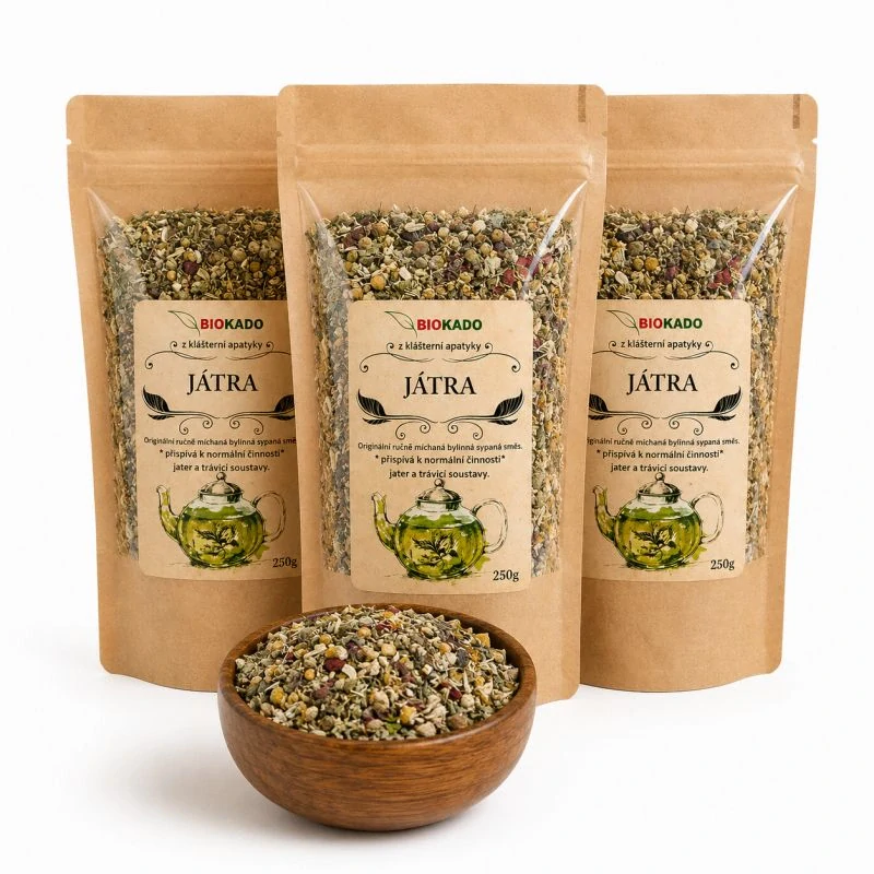 Játra – tradiční bylinná kúra (rituál 3× 200 g)
