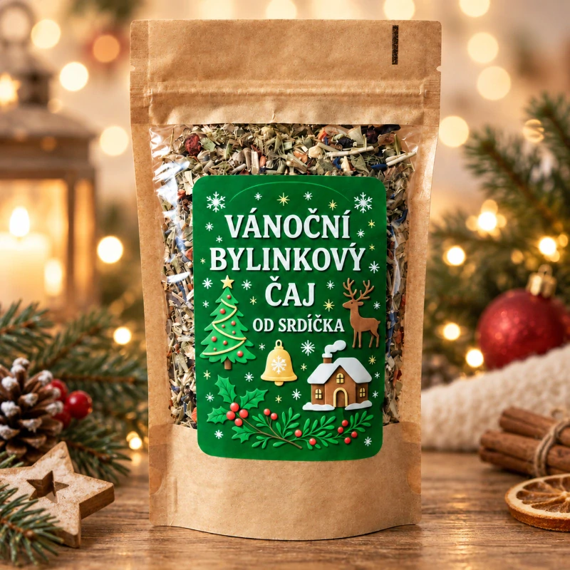 Vánoční bylinkový čaj "Od srdíčka" 80g - limitovaná edice