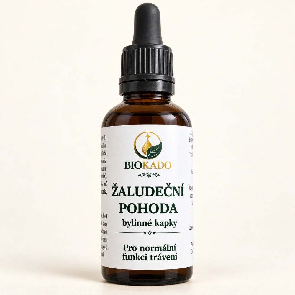 Žaludeční pohoda – bylinné kapky 50 ml / doplněk stravy