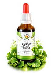 Tinktura - Ginkgo biloba  (paměť, koncentrace) 50ml