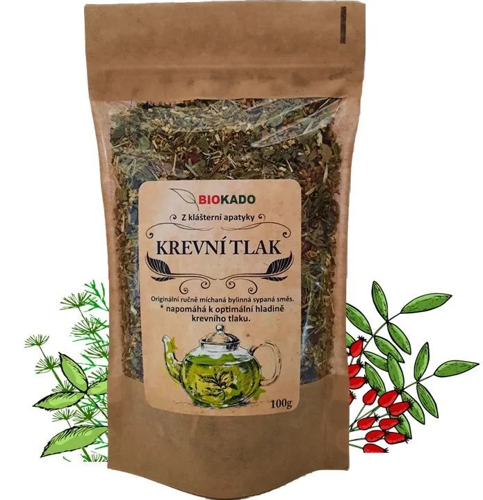 Bylinná směs z klášterní apatyky "Krevní tlak"  (3x250g)