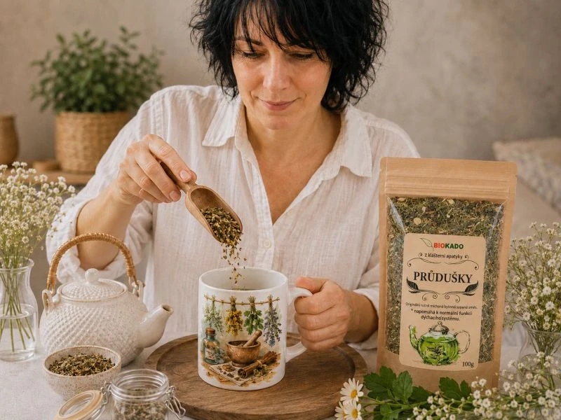 Bylinná směs z klášterní apatyky "Čisté průdušky"