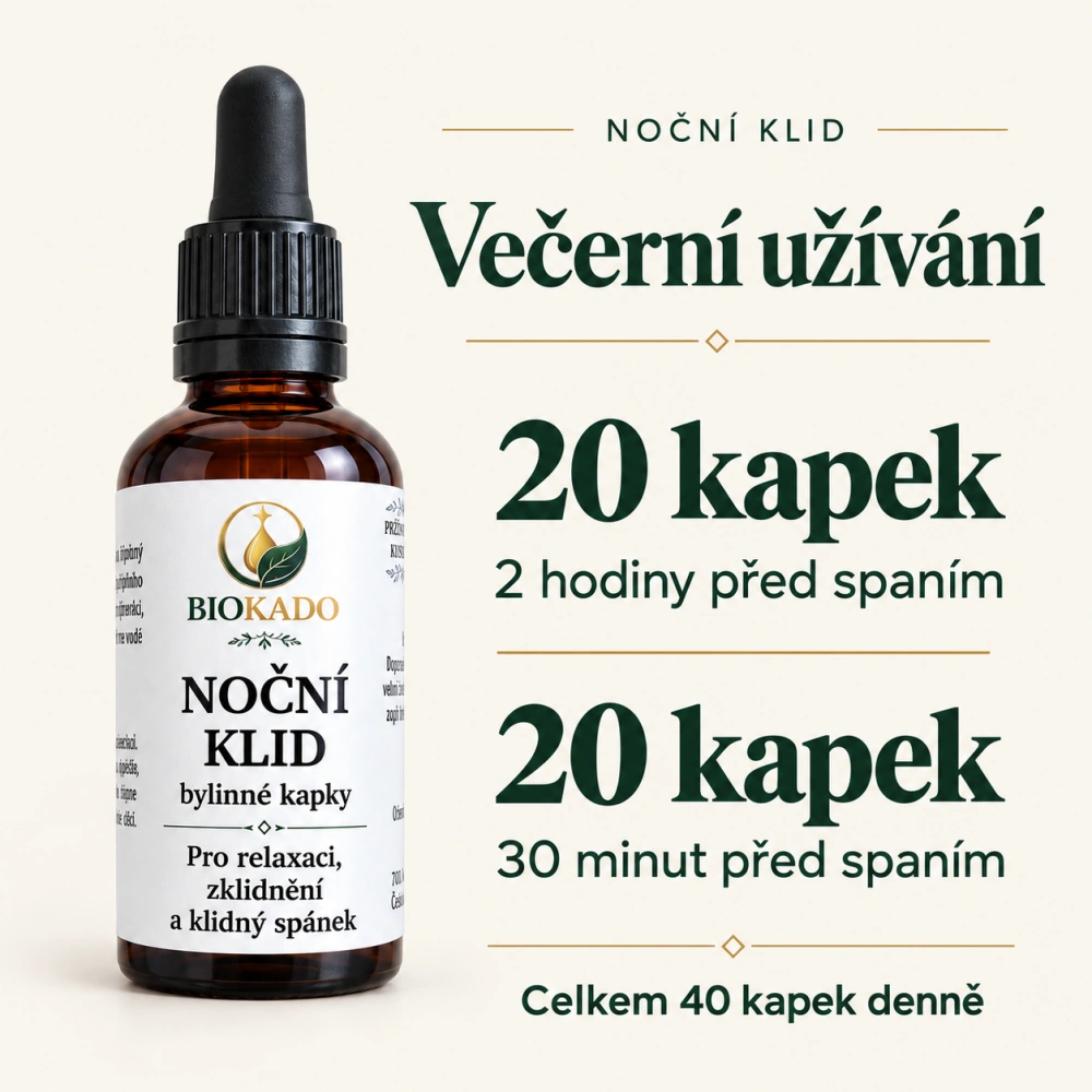 Noční klid – bylinné kapky 50 ml / doplněk stravy