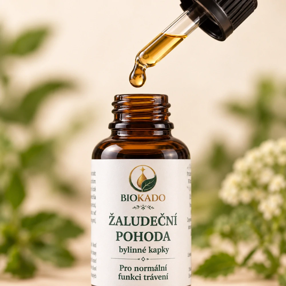 Žaludeční pohoda – bylinné kapky 50 ml / doplněk stravy