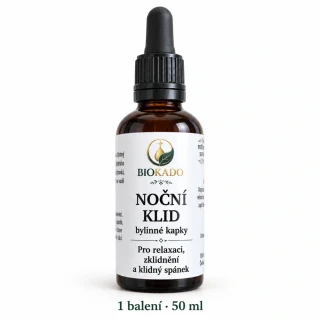 Noční klid – bylinné kapky 50 ml / doplněk stravy