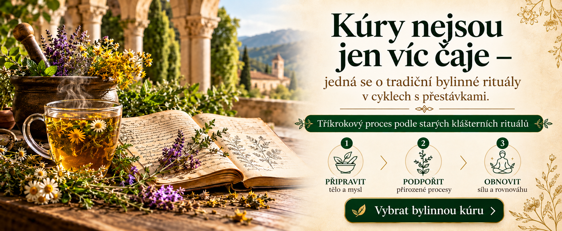Bylinné kúry BIOKADO – tradiční bylinné rituály v cyklech s přestávkami
